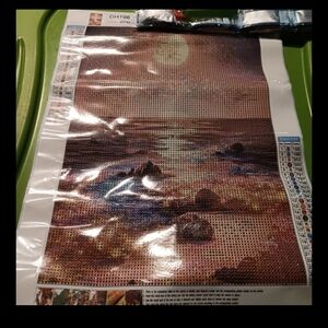 Sunrise Over Ocean Diamond Art Painting Kit.